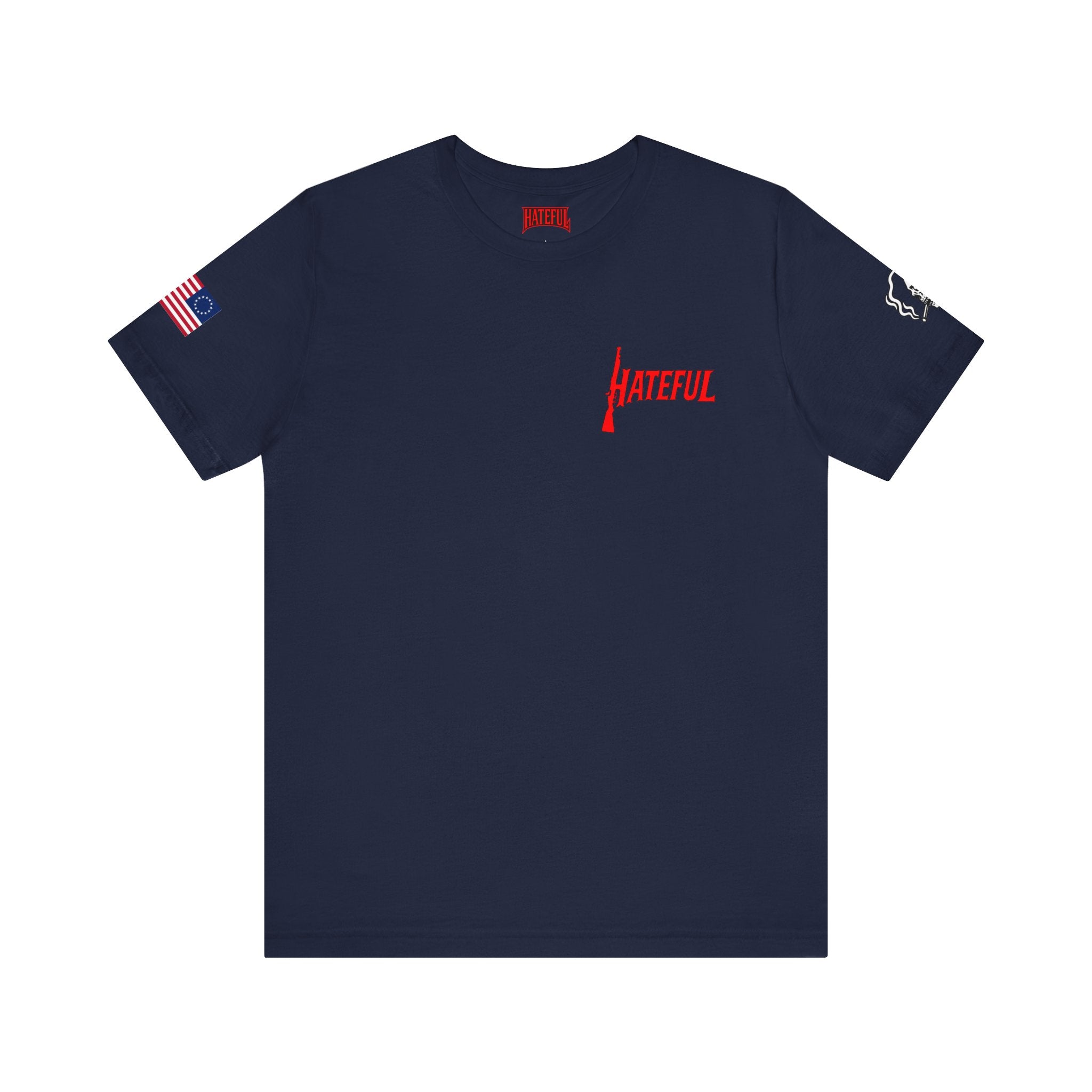 REAPER MARKSMAN Hateful Graphic Tee - Unisex Jersey Short Sleeve T-shirt for Music Lovers, Festivals, Gifts, Casual Wear, Street Style