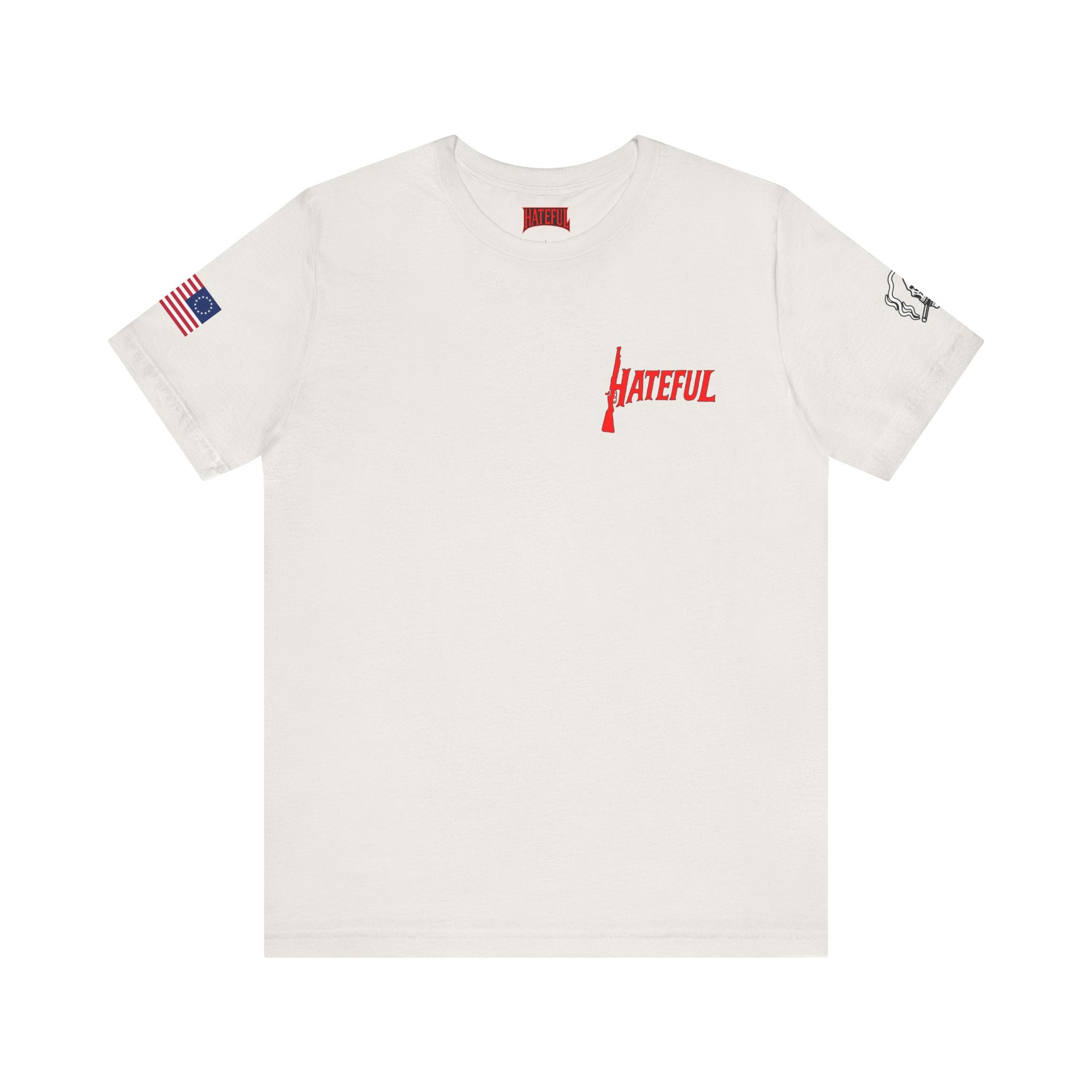 REAPER MARKSMAN Hateful Graphic Tee - Unisex Jersey Short Sleeve T-shirt for Music Lovers, Festivals, Gifts, Casual Wear, Street Style