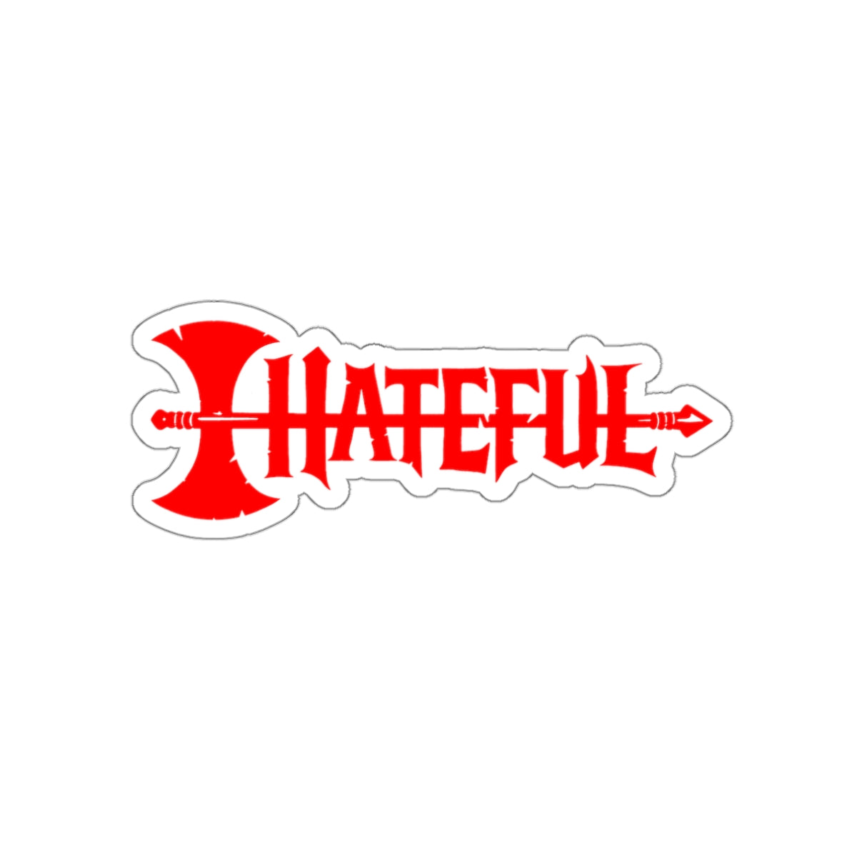 HATEFUL AXE STICKER