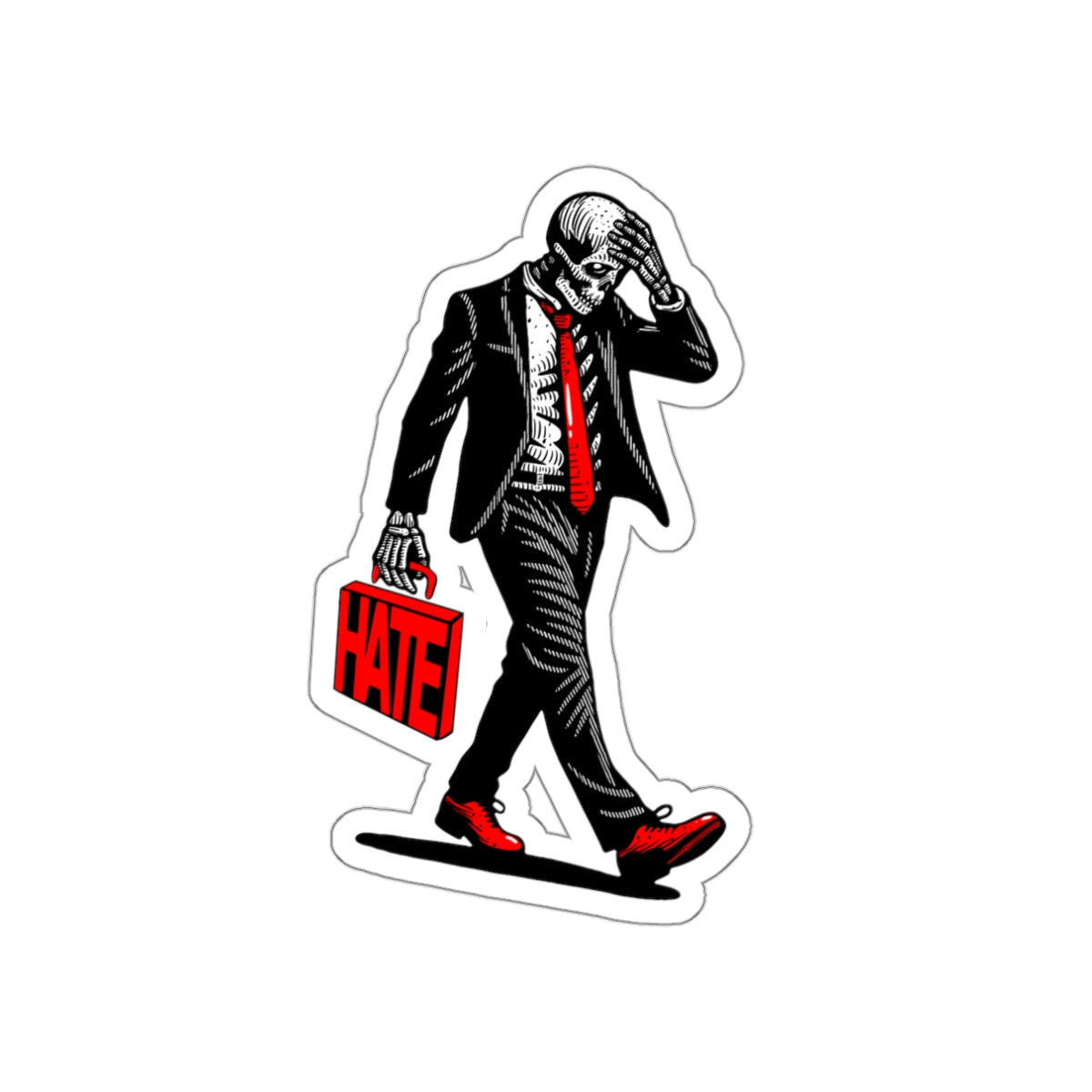 CORPORATE HATE STICKER