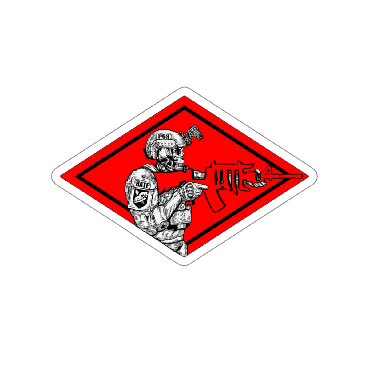 HATEFUL DIAMOND STICKER