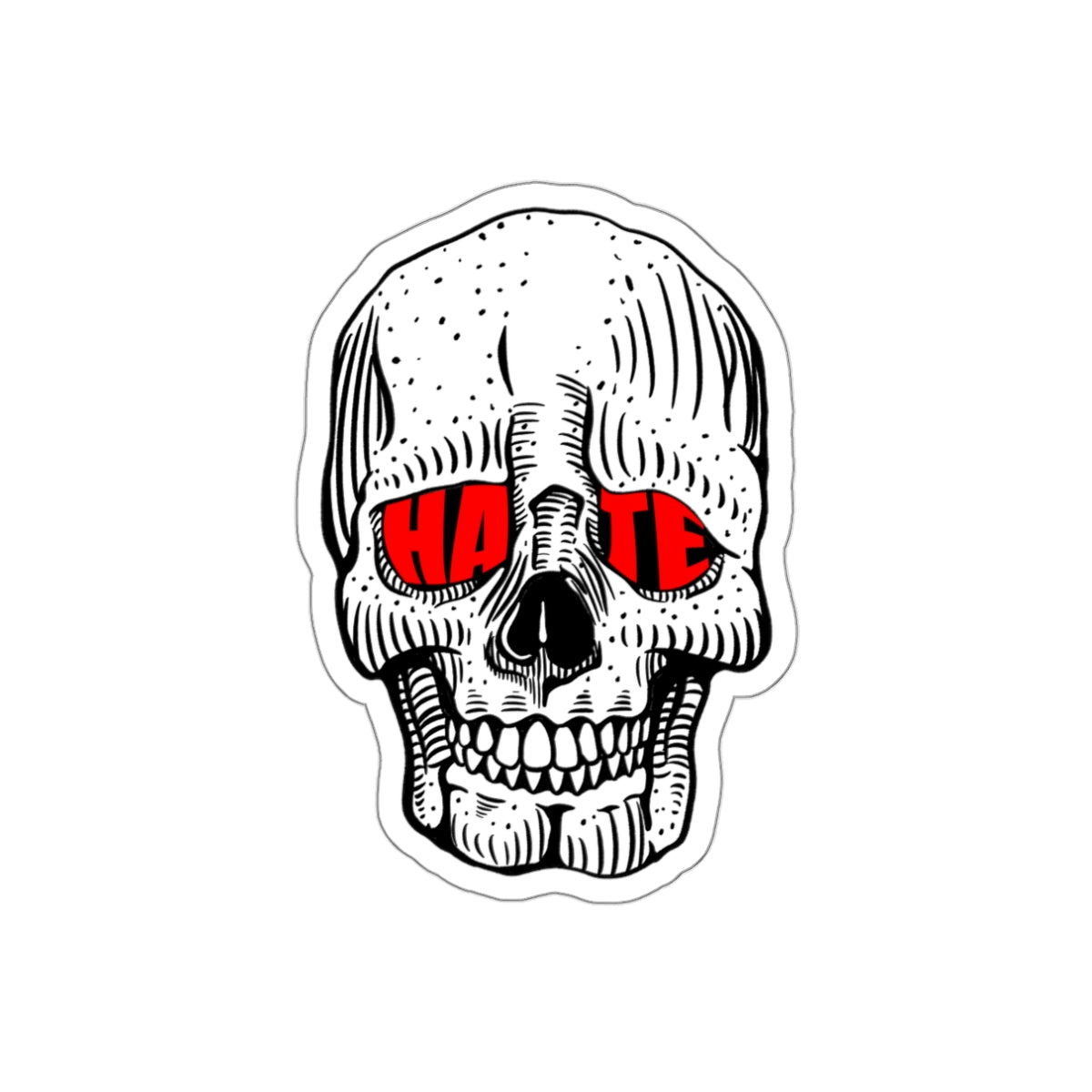 ICON OF HATE STICKER