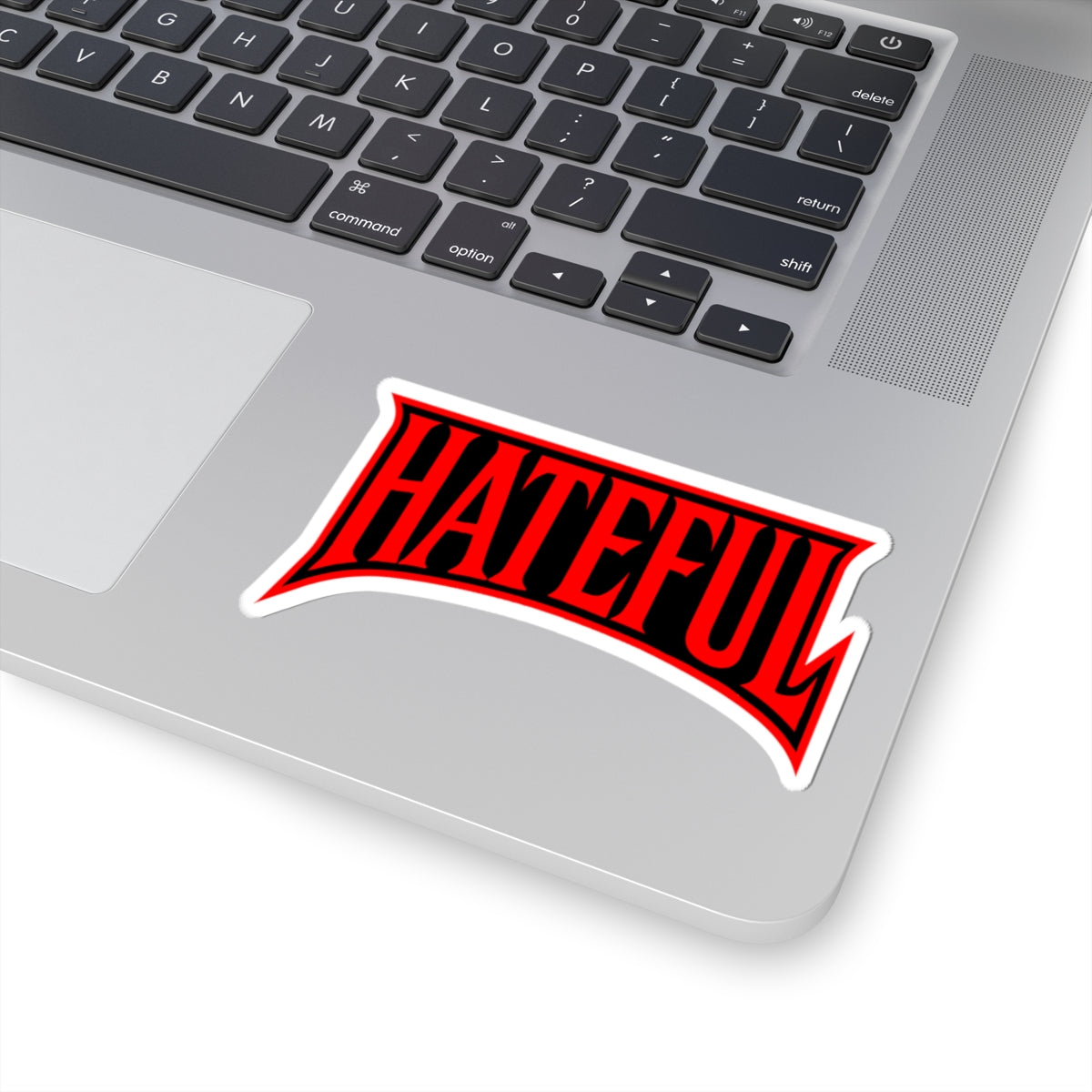 Hateful Logo Kiss-Cut Stickers | Emo Aesthetic Decals, Laptop Stickers, Vintage Decor, Gift for Fans, Edgy Style